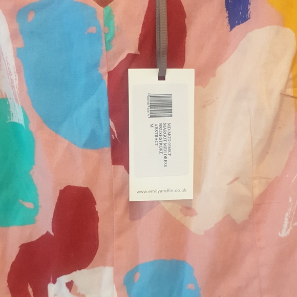 Emily and fin, modcloth, abstract dress - Picture 3 of 6